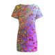 thumbnail image 4 of Puntoco Vestido De Manga Corta Para Mujer, Vestido Con Cuello Redondo Y Estampado Floral, Vestido De Manga Corta Con Cuello Redondo, Color S,Regalos Para Mujer Joven, 4 of 5
