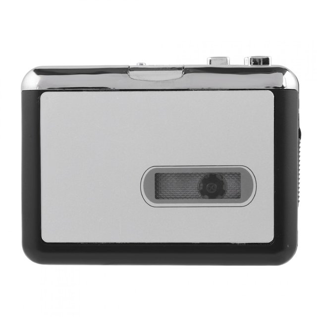 Cassette Portable, Convertisseur MP3 USB Flash 12 Cordes Selle à Lecteur MP4 Accessoires Capture Audio Musique