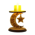 thumbnail image 2 of Candelabro de Ramadán, paquete de material de bricolaje, candelabro LED, adorno de luz, decoraciones de Eid Mubarak para interiores y exteriores, vacaciones Estilo B, 2 of 9