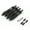 Black, variant on Riousery 80mm / 3.1 inches Aluminum Front and Rear RC Car Shock Absorbers Replacement Parts Accessory for RGT 136100 1/10 Model, Blue Color, 4 Pieces Included