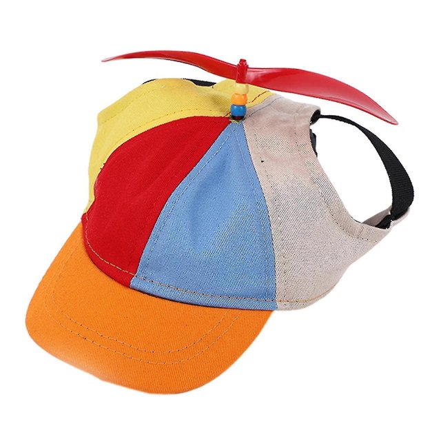 Pet Hat Colorful Pet Propeller Hat Adorable Sunproof Breathable Dog Baseball Hats For Summer Outdoor
