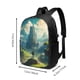 thumbnail image 5 of Mochila de viaje para portátil The Legend of Zelda Light Flight, antirrobo con puerto de carga USB, mochila universitaria, gran capacidad para el trabajo, color negro, 17 pulgadas, 5 of 8