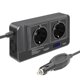 thumbnail image 1 of 200w Car Inverter, Voltage Converter 12v To 220v With Smart Time Display Lcd, 2 Sockets And 4 Usb C -ys, 1 of 4
