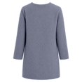 thumbnail image 4 of Tiijoy Girls Long Cardigan Coat Fuzzy Open Front Sweater Fall Winter Outerwear, Grey, Sizes 5-14, 4 of 5