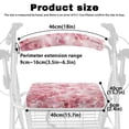 thumbnail image 6 of HELLHERO Pink Heart Backrest Covers and Rollator Walker Cover for Seniors Adult Easy to Clean for Removable and Washable,Happy Valentine's Day, 6 of 7