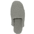 thumbnail image 4 of Alfani Fuzzy Women's Slip-Resistant Slide Slippers, Gray, Small 5-6, 4 of 5