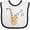 White and Black, variant on Inktastic Saxophone Player Music Girls Baby Bib