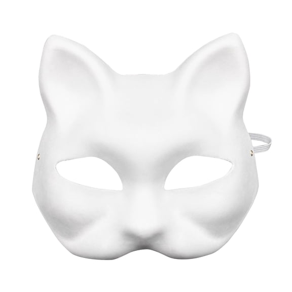 Toy for Kids and Adults White Cat Face Hand Painted Party Accessories 10PCS 10PCS