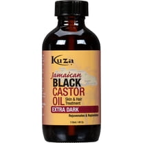 Kuza Jamaican Black Castor Oil, Extra Dark - For Hair & Skin - 4oz. - Rejuvenate, Moisturize, Strengthen & Protect