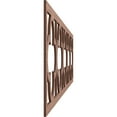 thumbnail image 3 of Ekena Millwork 47"W x 12"H x 1/4"T Woodall Fretwork Moulding, Walnut, 3 of 13