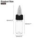 thumbnail image 2 of Uxcell 12Pcs 0.3oz/10ml Botellas Exprimibles, Botellas Dispensadoras Transparentes con Tapas de Rosca, Botella Plástica para Ketchup, Mostaza y Manualidades, 2 of 6
