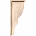 thumbnail image 3 of 5 1/2"W x 12"D x 28"H Ridgewood Smooth Corbel w/Backplate, Douglas Fir, 3 of 9