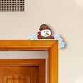 thumbnail image 1 of Ganfancp Marco de Puerta de Madera de Navidad Decoración de La Esquina de La Puerta Decoración Festiva Reno Papá Noel Decoración Rebajas Hoy Liquidación Decoración Esquinera de Madera para Marco de P, 1 of 5