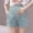 Blue, variant on Maternity Shorts for Women Over The Belly Comfy Summer Loose Adjustable Pregnancy Bermuda Shorts with Pockets