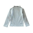 thumbnail image 1 of Chandails pour Filles Enfants Gris Chandail à Manches Longues Filles Col Rond Coton Chandail Fille Hauts Fille 6-7 Ans, 1 of 7