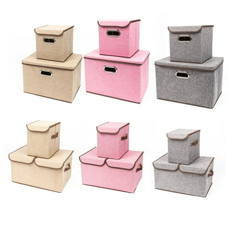 Cloth Bins For Shelves Ktaxon Cloth Storage Bins Cubes Baskets Containers Non-woven Fabrics for Home Closet Bedroom Drawers Organizers ()