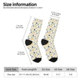 thumbnail image 2 of Xecao Summer vacation Pattern Sport Socks for Women and Men Crew Socks Sporty Calf Socks Casual Socks, 2 of 6