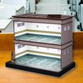 thumbnail image 2 of Acrylic Garage Show Case 1:64 1:64 Hobby Scale Tabletop Decors Green Double Layer, 2 of 9