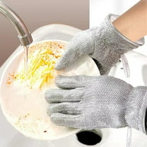 Multifunctional Dishwashing Gloves, Steel Insulated, Leakproof, Frosted Texture, Easy to Rinse, for Kitchen & Car Cleaning, Space-Saving Design