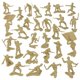thumbnail image 4 of Figuras de juguete BMC Classic Marx Japanese Army Men 32 piezas de la Segunda Guerra Mundial, 4 of 7
