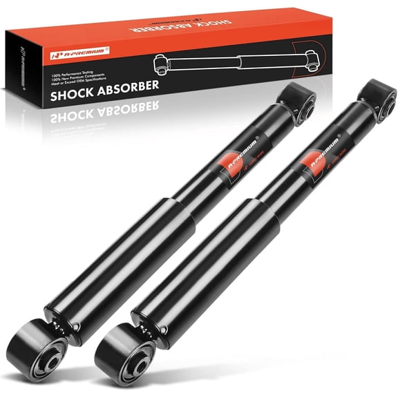 A-Premium Rear Strut Shock Absorbers Compatible with Audi TT Quattro 2000 2001 2002 2003 2004 2005 2006, 2-PC Set