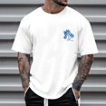 thumbnail image 2 of Sngxgn Men's Fit Short-Sleeve Crewneck T-Shirt(White,M), 2 of 4