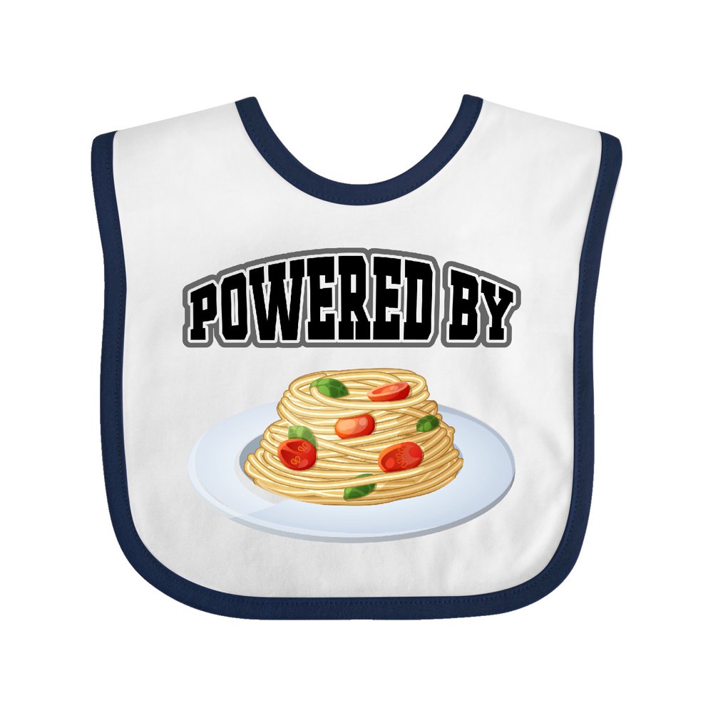 Powered by Spaghetti Baby Bib