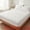 39.0"x74.8" White, variant on Unique Bargains Fitted Sheet Solid Polyester Bed Sheets Wrinkle Resistant 39.0"x74.8" White