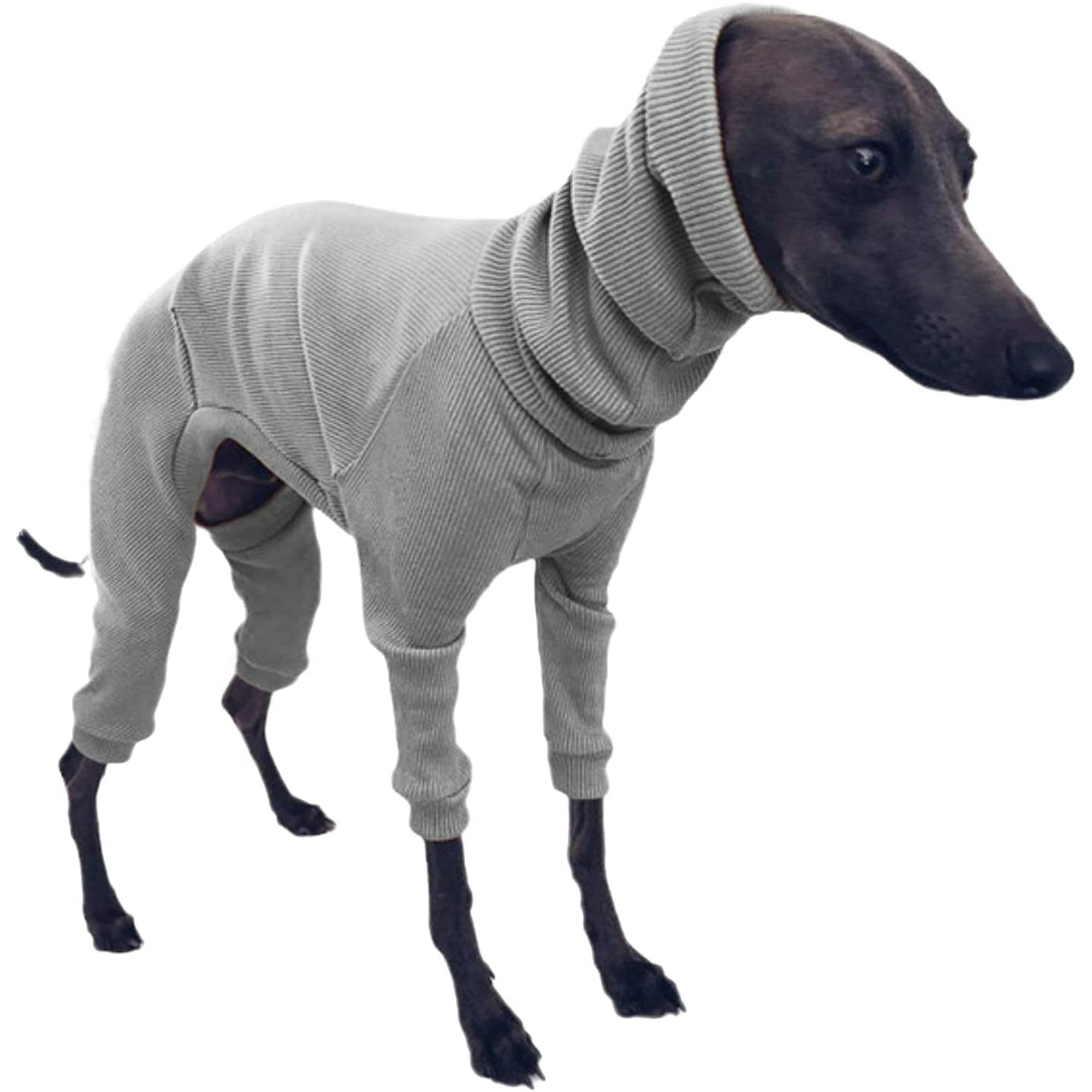 Ruinuo Italian Greyhound Clothes Lightweight Dog Jumpsuit For Medium Large Big Dogs Pet Onesies Pajamas For Shepherd Shirt Grey S