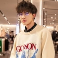 thumbnail image 4 of Gafas para miopía para estudiantes, montura grande para hombres, gafas ópticas antiluz azul a la moda, gafas lisas sin energía, protección ocular ligera, 4 of 6