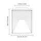 thumbnail image 3 of Para StarLink Mini Funda Protectora Silicona Con Mosquetón Estuche Exteriores () Blanco, 3 of 3