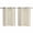 Ivory White, variant on Dark Green Kitchen Curtains 63 Inch Length, Modern Pure Dark Green Grommet Top Bedroom Living Room Curtains, Light Filtering Cafe Curtain Drapes 2 Panels Set 84''x63''