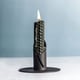 thumbnail image 2 of Candelabro de hierro con la base de la bandeja de vela de estilo retro2 piezas Candlestick Iron Velle Holder Holder Decoración del hogar Velas Base Bandeja Lugar decorativo para comedor Cafe Hotel Inevent HA010573-00B, 2 of 7