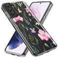 thumbnail image 2 of MUNDAZE Samsung Galaxy Note 20 Shockproof Clear Hybrid Protective Phone Case Spring Pastel Wild Flowers Summer Classy Elegant Cover, 2 of 5