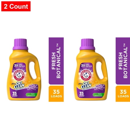 ARM & HAMMER Plus OxiClean with Odor Blasters Fresh Botanical Liquid Laundry Detergent 45.5 fl oz - 2 count