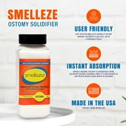 SMELLEZE Ostomy Bag Smell Removal Deodorizer: 2 lb. Granules Stop Colostomy Stench