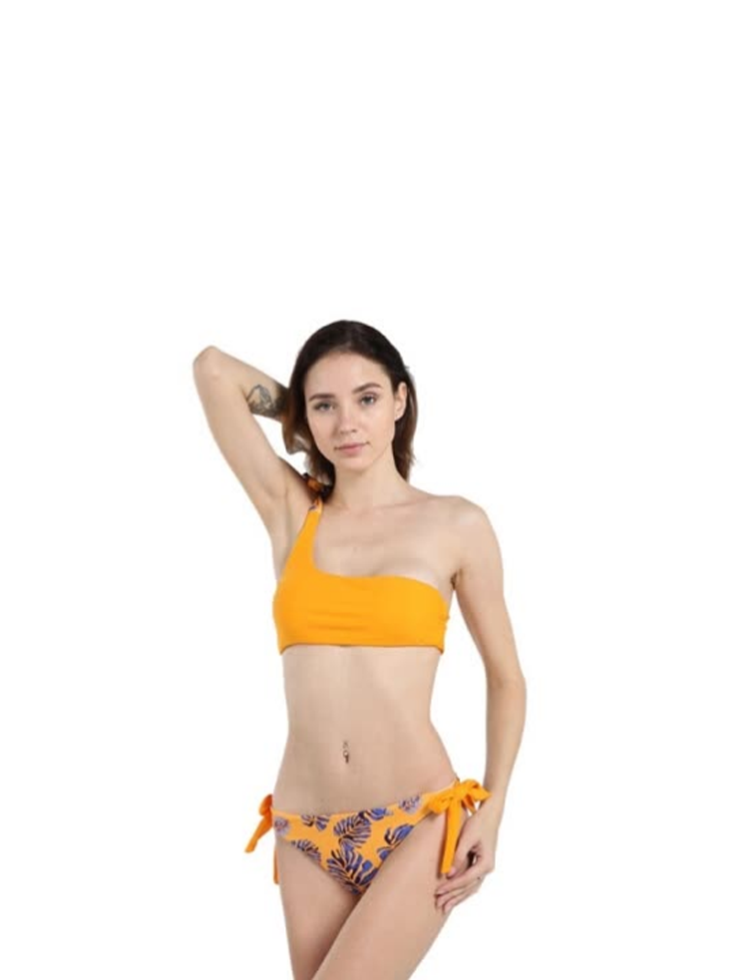 one shoulder bikini swimsuit