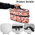 thumbnail image 5 of ZUXONGSY Dog Paw Print Portable Steam Iron Case Travel Steamer Bag with Handle Lightweight Iron Storage Holder with Zipper Closure Waterproof Iron Accessories, Case Only, 5 of 6