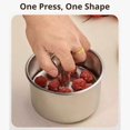 thumbnail image 3 of Stainless Steel Meatball Maker Set, Manual Press Tool with Spoon for Home Kitchen, Meal Prep & Appetizers, 3 of 10