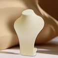 thumbnail image 6 of Milageto Necklace Display Stand Home Decor Storage Elegant Display Necklace Mannequin Beige, 6 of 8