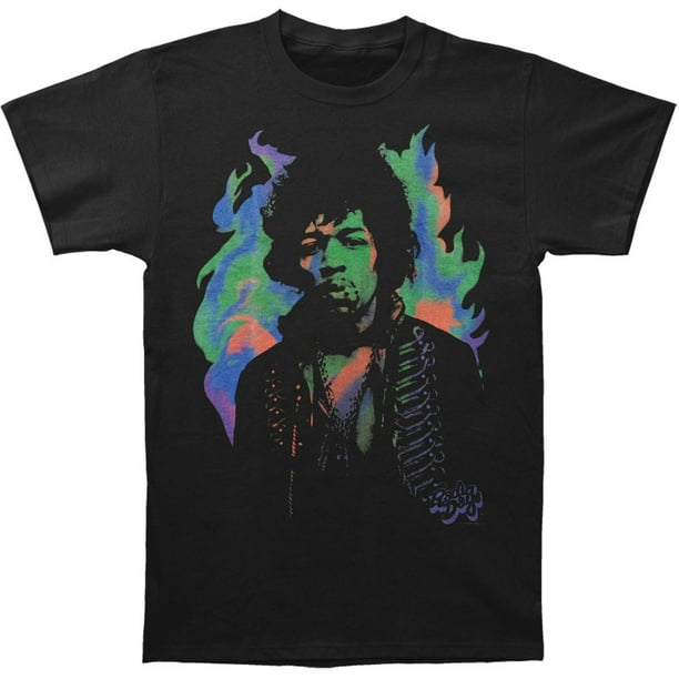 Jimi Hendrix - Jimi Hendrix Men's Purple Haze T-shirt Black - Walmart ...