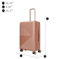 thumbnail image 5 of MKF Collection Felicity Large Luggage Hardside, Luxurious Travel Suitcase by Mia K - Rose Gold, 5 of 11