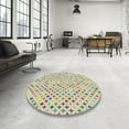 thumbnail image 4 of Ahgly Company Machine Washable Indoor Square Transitional Dark Almond Brown Area Rugs, 8' Square, 4 of 7