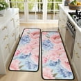 thumbnail image 4 of Kitchen Rugs Sets Of 2,Pioneer Flower Floral Print Pattern Anti Fatigue Kitchen Mat Rugs Non Slip Washable,Decorative Kitchen Floor Mats for Kitchen,Sink,Laundry,17"x47"+17"x47", 4 of 5