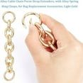 thumbnail image 4 of HLONK 4 Colors Metal Chain Extender 4.9 Inch Short Chain Bag Strap Extender Replacement Mini Purse Chain with Spring Gate Ring Decoration Chain for Satchel Shoulder Bag Crossbody Bag, 4 of 9