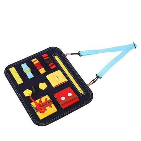 Sensory Board, Portable Relaxing Anxiety Relief Activity Board Toy Zip ...