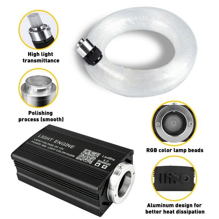 1000pc Starlight Kit, Home Car Headliner Star Light, Roof Twinkle