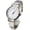 Silver, variant on Collections Women's Bracelet Watch, Pearl Beaded Cuff Bangle Analog Watch, 28mm Round Dial, Japanese Quartz Movement, Metal Dress Wrist Watch for Women