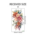 thumbnail image 4 of Adhesivos de pared de PVC con estampado floral de acuarela para mujer, 29 x 50 cm, 4 of 4