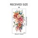 thumbnail image 4 of Adhesivos de pared de PVC con estampado floral de acuarela para mujer, 29 x 50 cm, 4 of 4